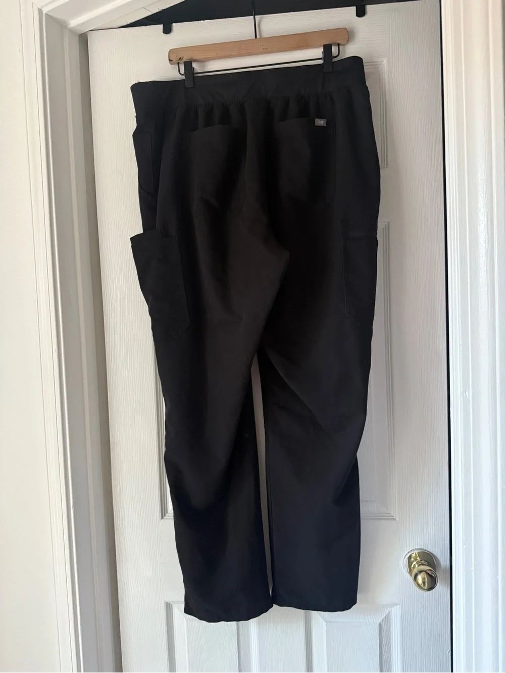 Figs 3XL Men's Black Drawstring Utility Scrub Pants
